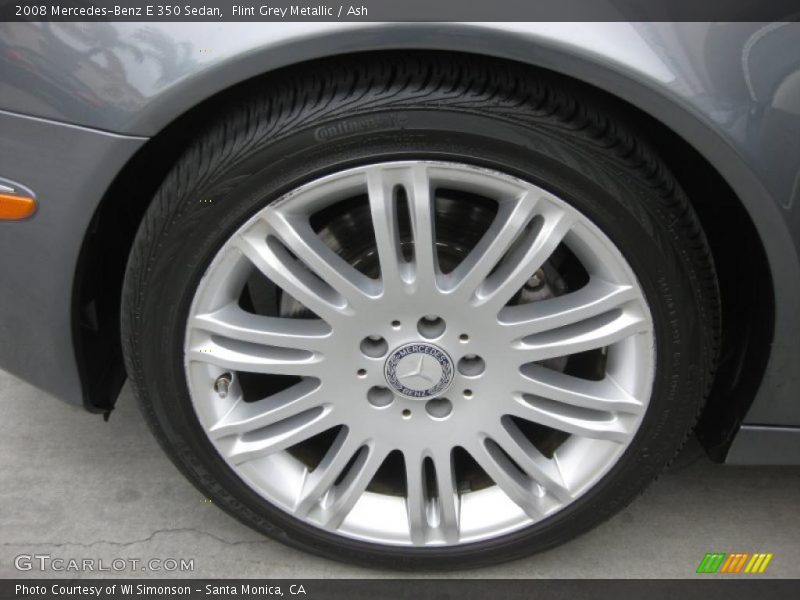 Flint Grey Metallic / Ash 2008 Mercedes-Benz E 350 Sedan
