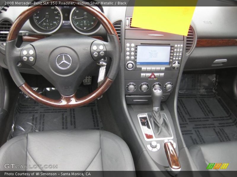 Iridium Silver Metallic / Black 2008 Mercedes-Benz SLK 350 Roadster