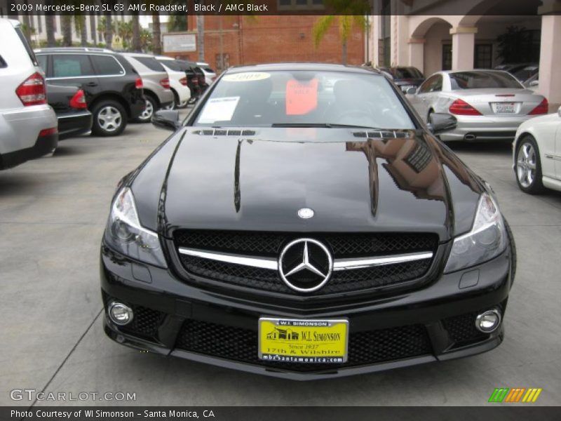 Black / AMG Black 2009 Mercedes-Benz SL 63 AMG Roadster