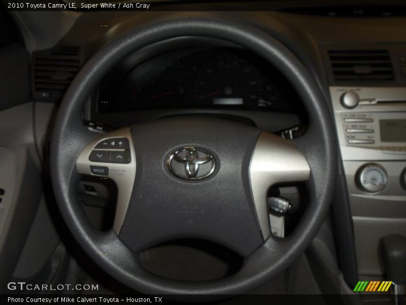 Super White / Ash Gray 2010 Toyota Camry LE
