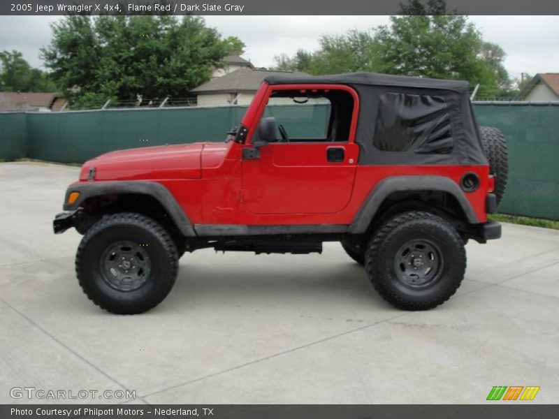  2005 Wrangler X 4x4 Flame Red