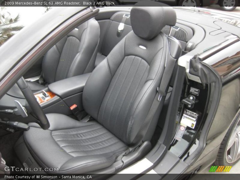  2009 SL 63 AMG Roadster AMG Black Interior