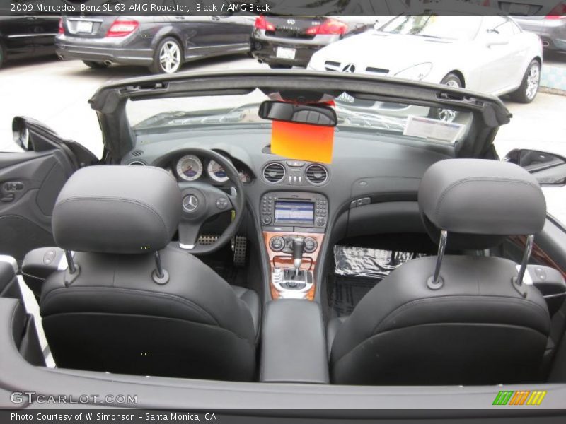 Black / AMG Black 2009 Mercedes-Benz SL 63 AMG Roadster