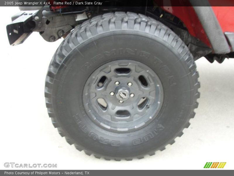 Custom Wheels of 2005 Wrangler X 4x4