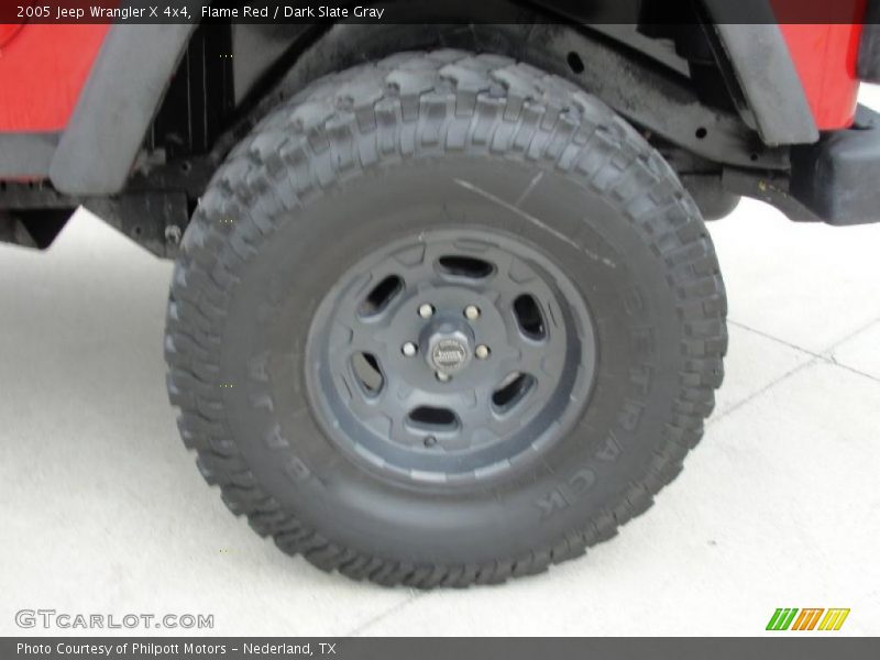 Custom Wheels of 2005 Wrangler X 4x4