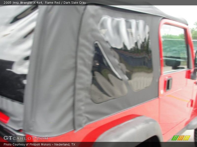 Flame Red / Dark Slate Gray 2005 Jeep Wrangler X 4x4