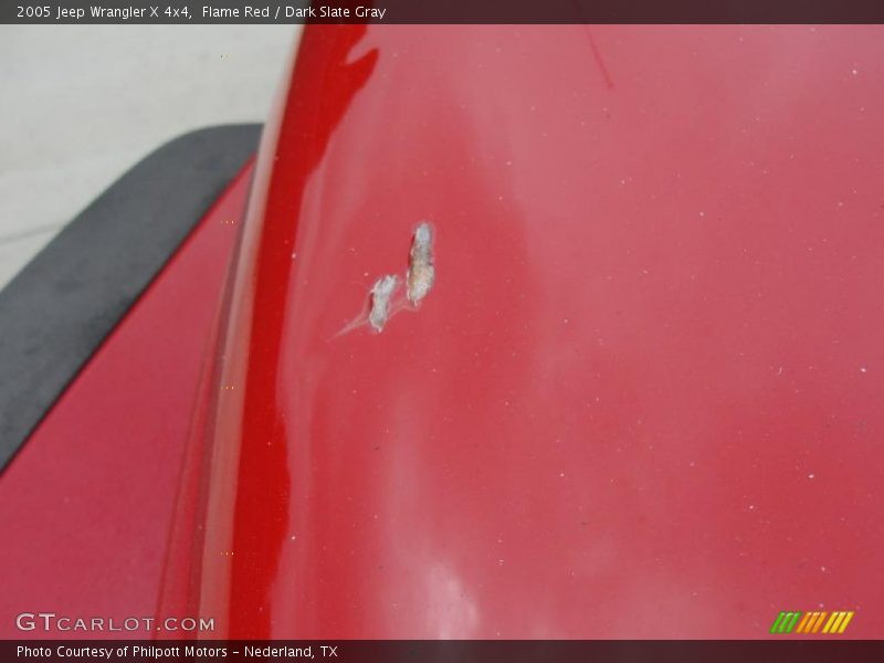 Flame Red / Dark Slate Gray 2005 Jeep Wrangler X 4x4