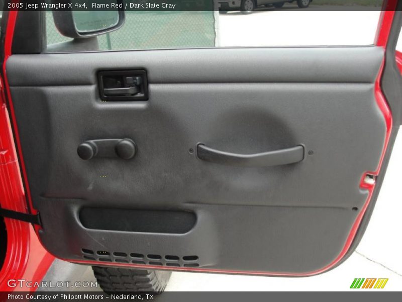 Flame Red / Dark Slate Gray 2005 Jeep Wrangler X 4x4