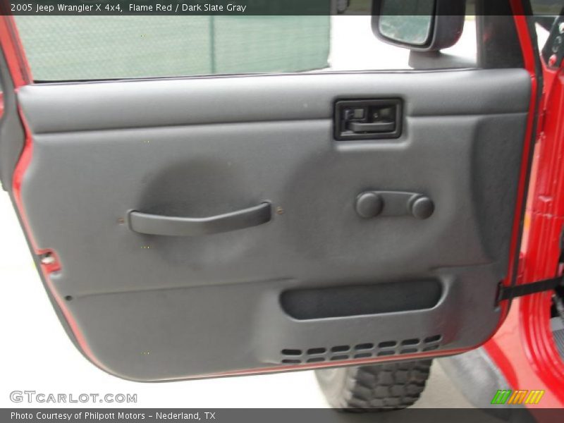 Flame Red / Dark Slate Gray 2005 Jeep Wrangler X 4x4