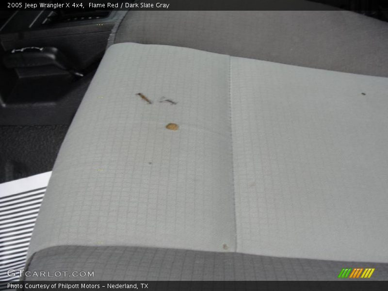 Flame Red / Dark Slate Gray 2005 Jeep Wrangler X 4x4