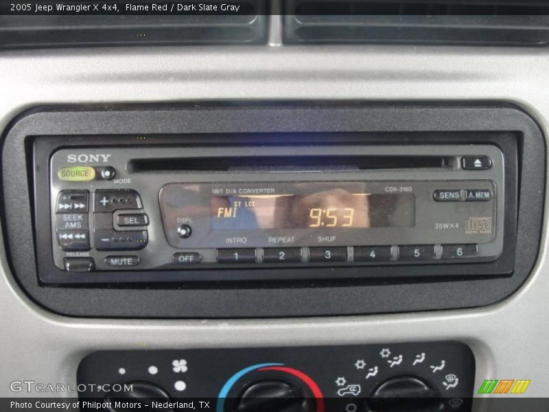 Flame Red / Dark Slate Gray 2005 Jeep Wrangler X 4x4