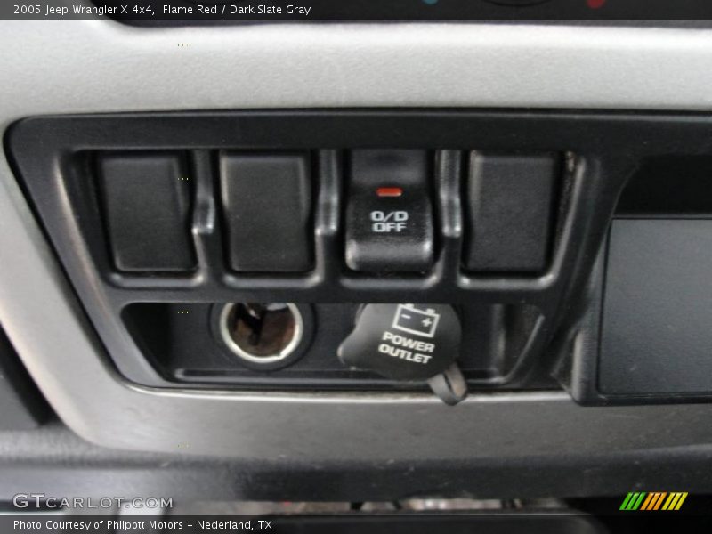 Flame Red / Dark Slate Gray 2005 Jeep Wrangler X 4x4