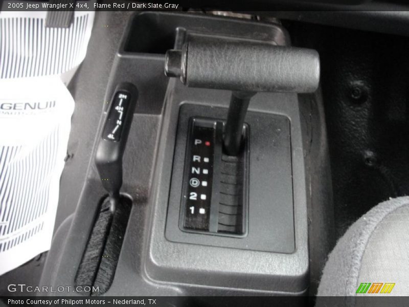 Flame Red / Dark Slate Gray 2005 Jeep Wrangler X 4x4