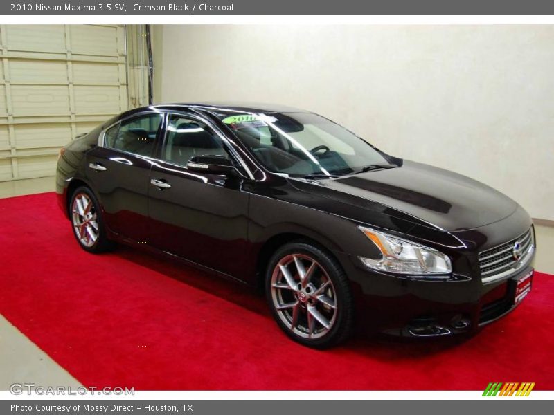 Crimson Black / Charcoal 2010 Nissan Maxima 3.5 SV
