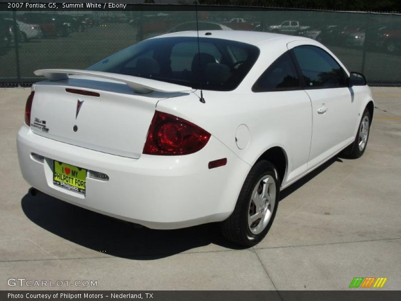 Summit White / Ebony 2007 Pontiac G5