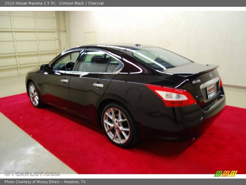 Crimson Black / Charcoal 2010 Nissan Maxima 3.5 SV