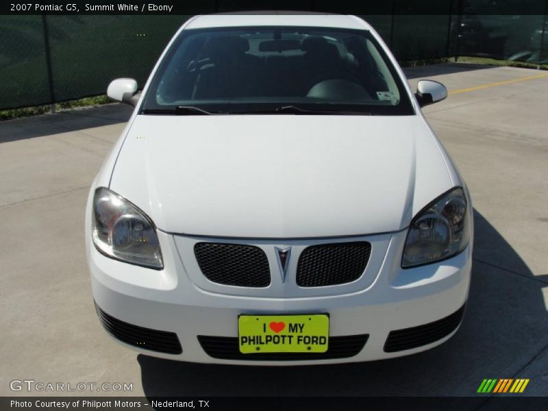 Summit White / Ebony 2007 Pontiac G5