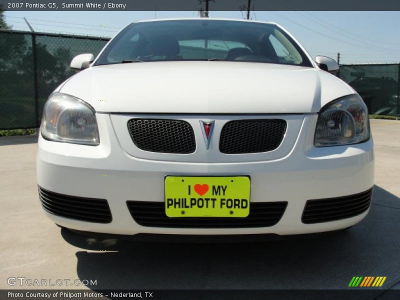 Summit White / Ebony 2007 Pontiac G5
