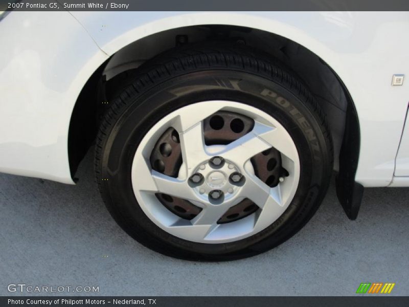 Summit White / Ebony 2007 Pontiac G5