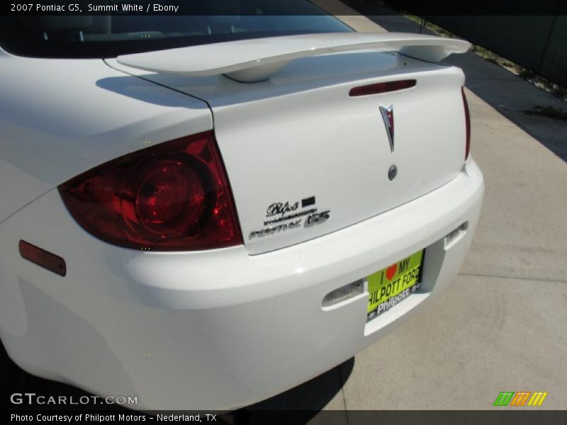 Summit White / Ebony 2007 Pontiac G5