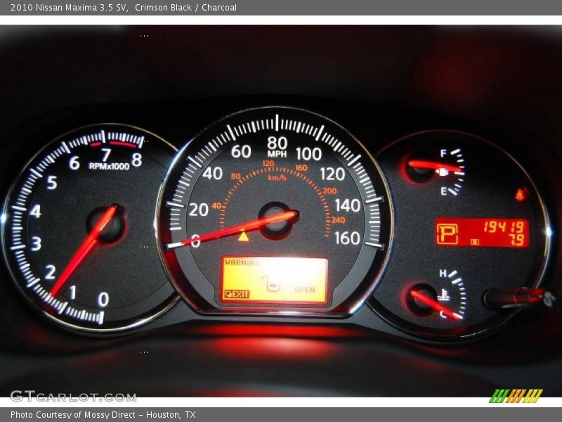 Crimson Black / Charcoal 2010 Nissan Maxima 3.5 SV