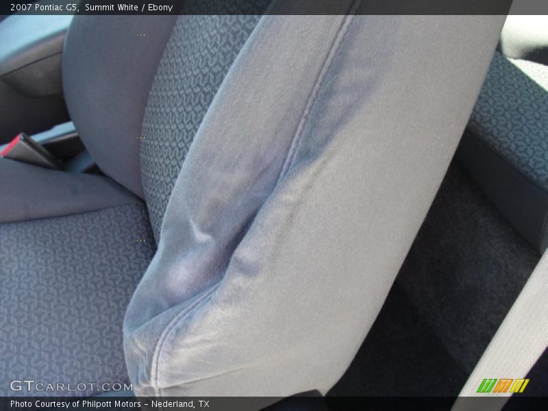 Summit White / Ebony 2007 Pontiac G5