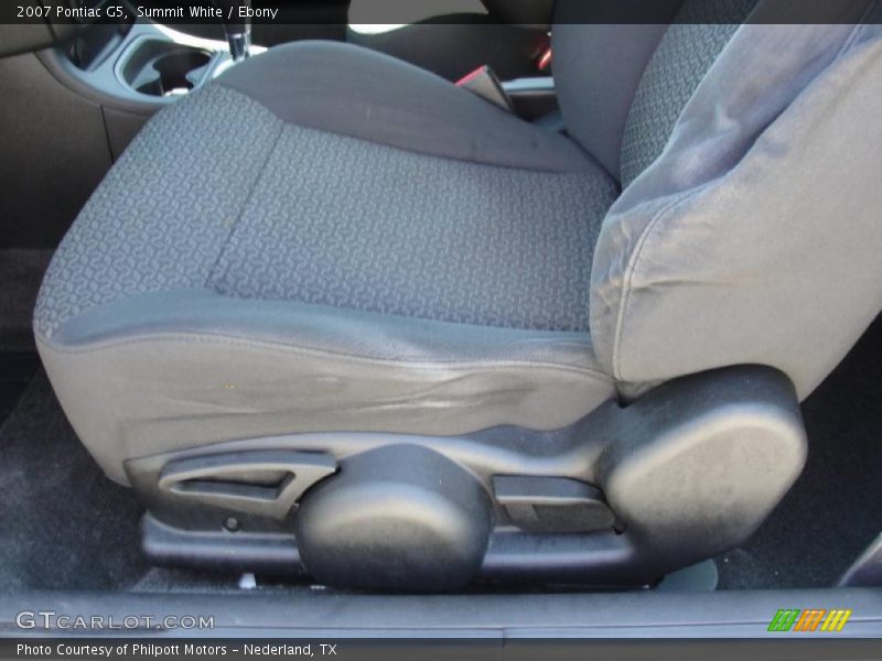 Summit White / Ebony 2007 Pontiac G5
