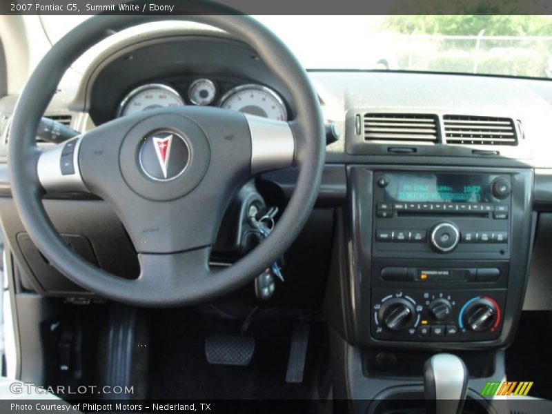 Summit White / Ebony 2007 Pontiac G5