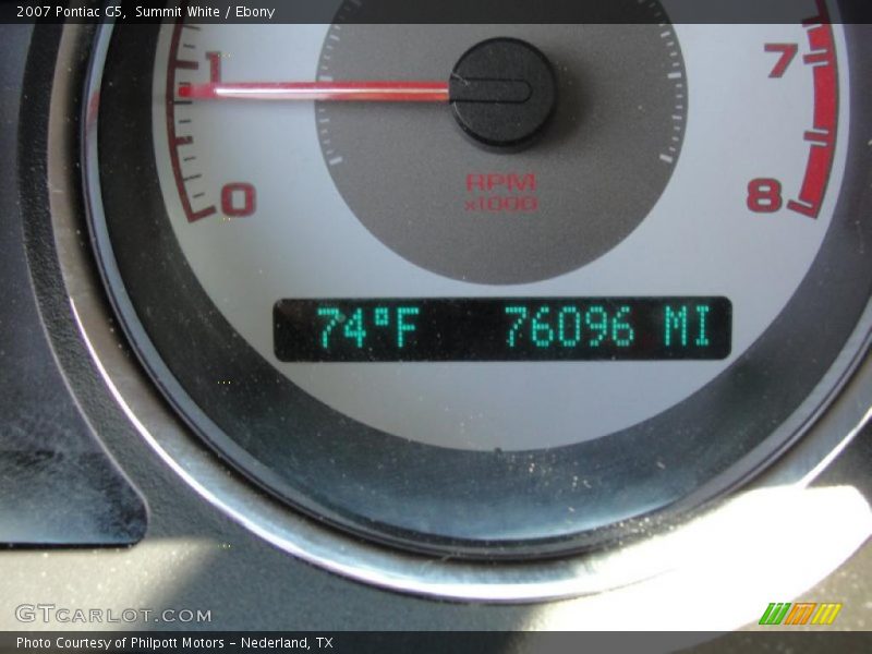 Summit White / Ebony 2007 Pontiac G5
