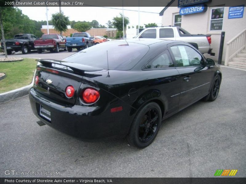 Black / Gray 2005 Chevrolet Cobalt Coupe