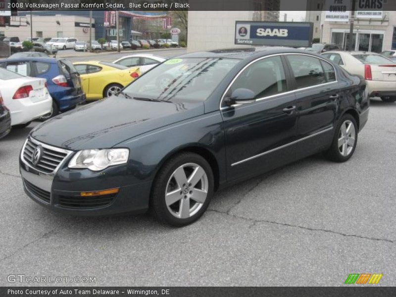 Blue Graphite / Black 2008 Volkswagen Passat Komfort Sedan