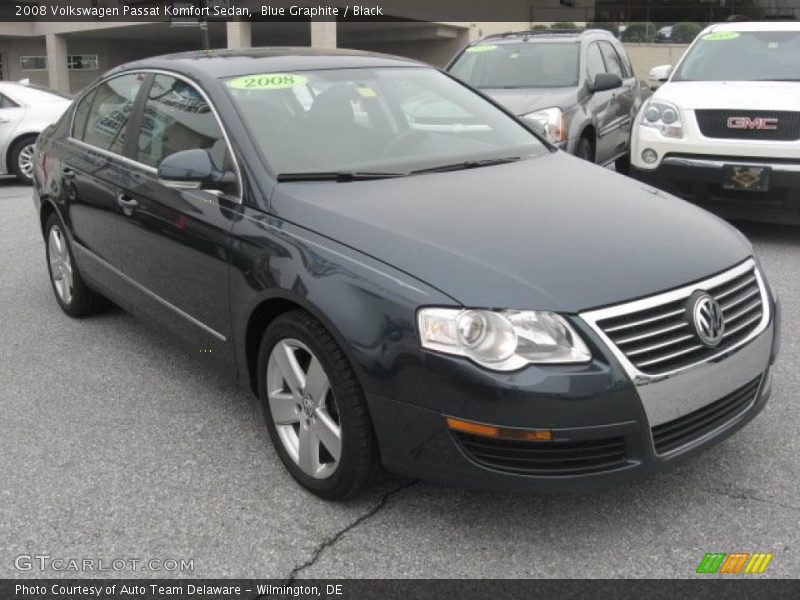 Blue Graphite / Black 2008 Volkswagen Passat Komfort Sedan