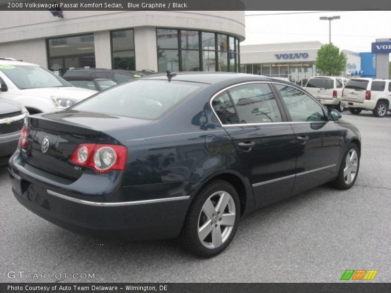 Blue Graphite / Black 2008 Volkswagen Passat Komfort Sedan