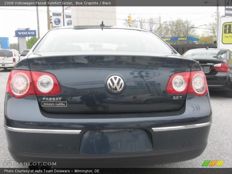 Blue Graphite / Black 2008 Volkswagen Passat Komfort Sedan