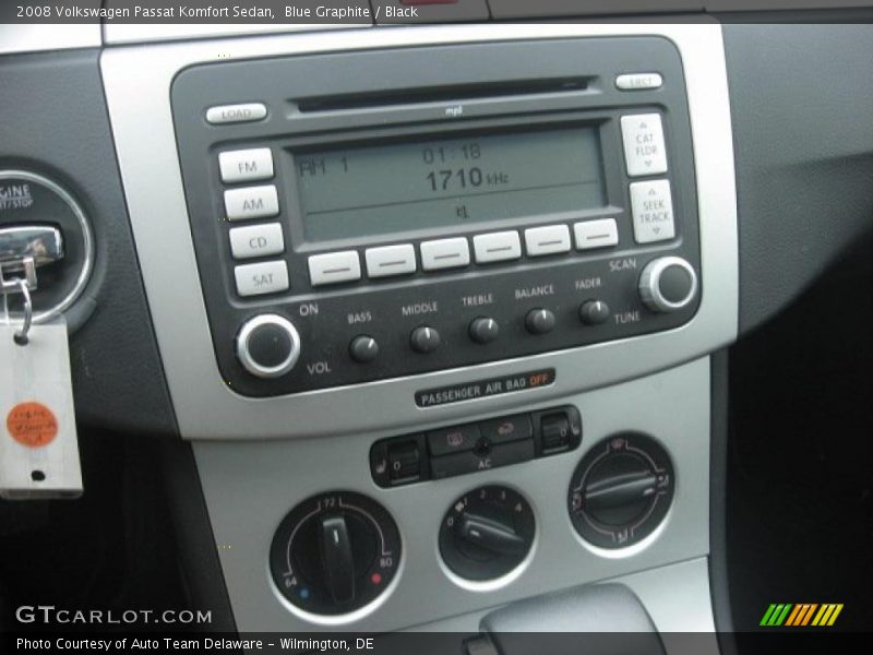 Blue Graphite / Black 2008 Volkswagen Passat Komfort Sedan