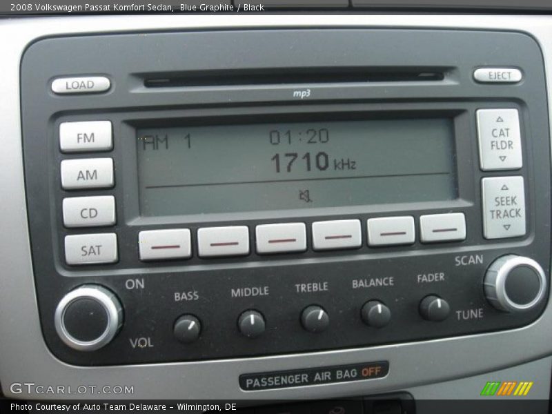 Blue Graphite / Black 2008 Volkswagen Passat Komfort Sedan