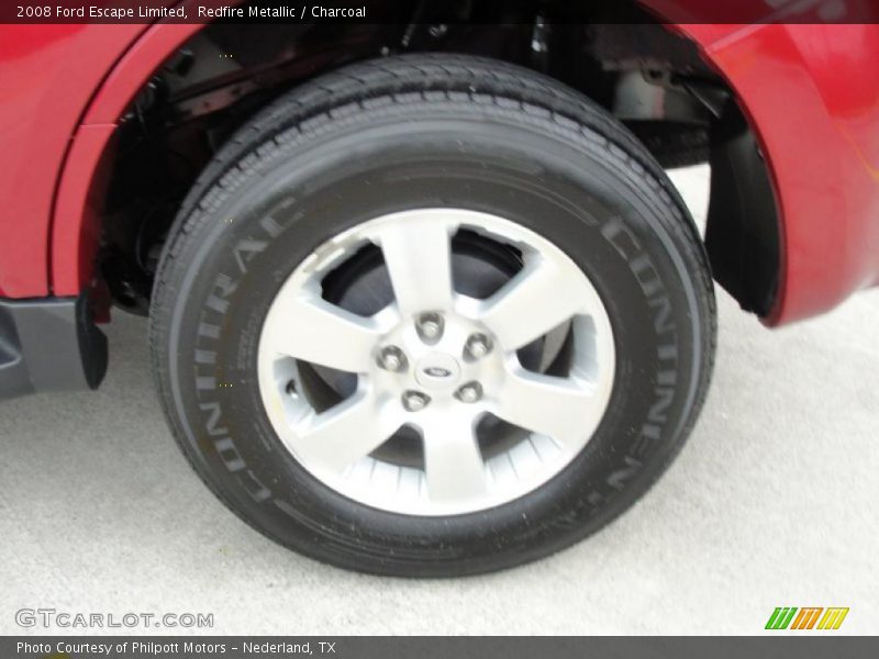 Redfire Metallic / Charcoal 2008 Ford Escape Limited