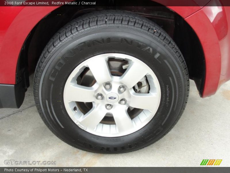 Redfire Metallic / Charcoal 2008 Ford Escape Limited