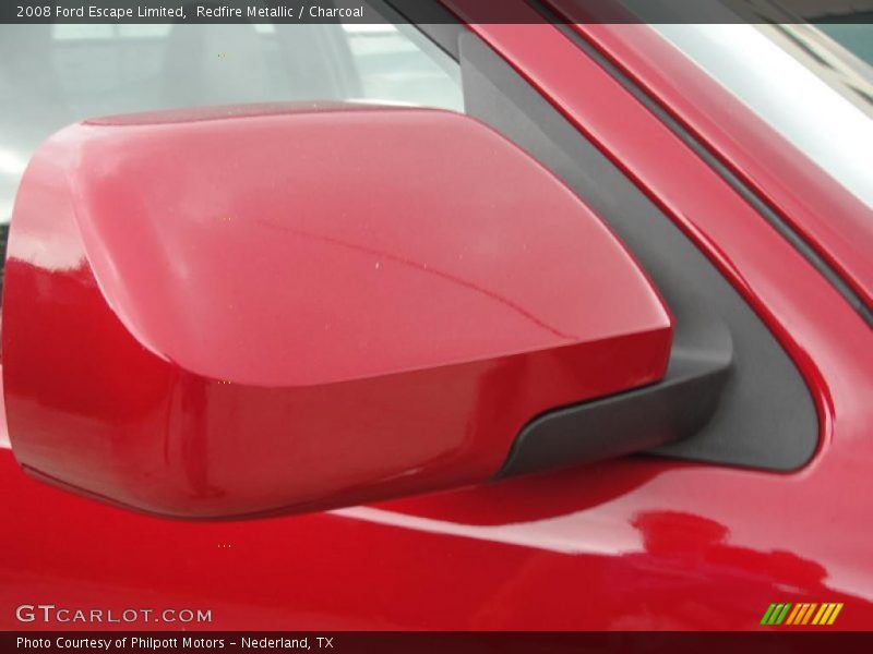 Redfire Metallic / Charcoal 2008 Ford Escape Limited