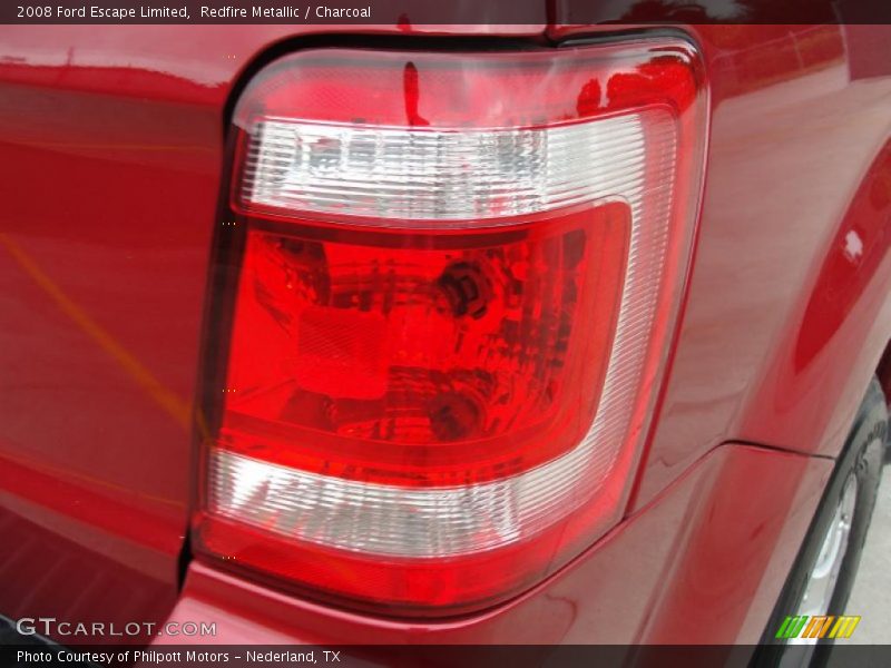Redfire Metallic / Charcoal 2008 Ford Escape Limited