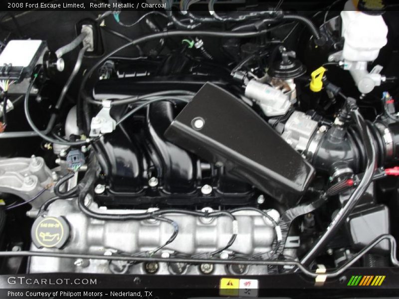 Redfire Metallic / Charcoal 2008 Ford Escape Limited