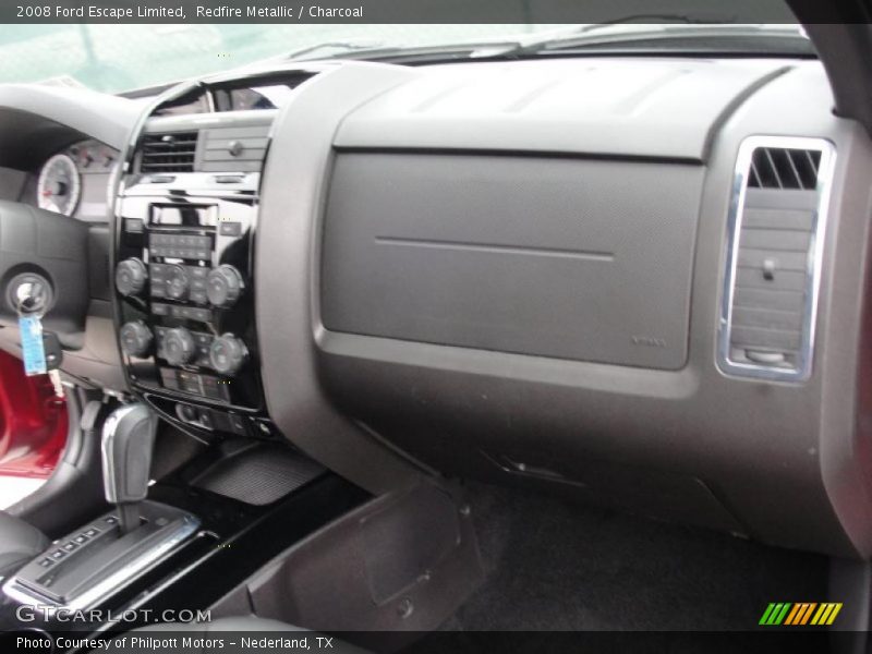 Redfire Metallic / Charcoal 2008 Ford Escape Limited
