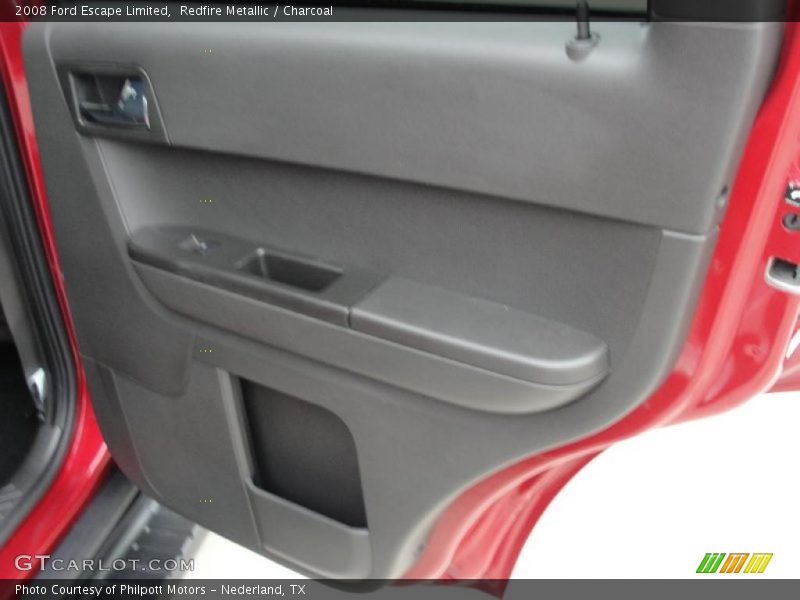 Redfire Metallic / Charcoal 2008 Ford Escape Limited