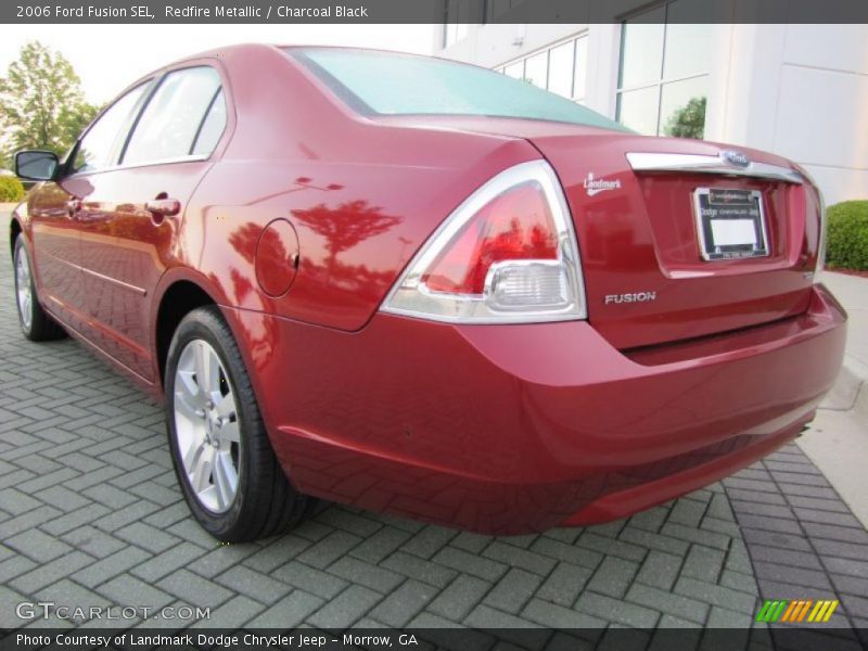 Redfire Metallic / Charcoal Black 2006 Ford Fusion SEL