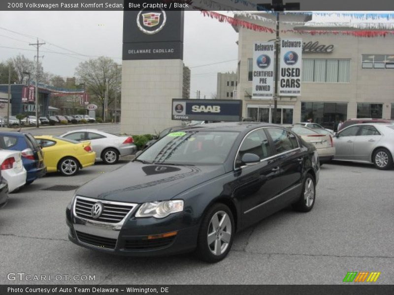 Blue Graphite / Black 2008 Volkswagen Passat Komfort Sedan