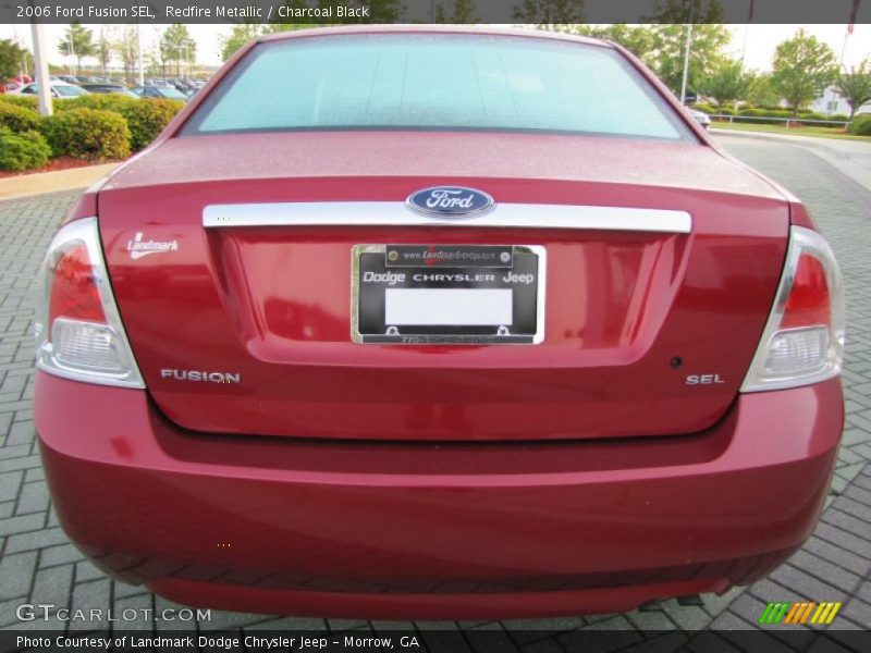 Redfire Metallic / Charcoal Black 2006 Ford Fusion SEL