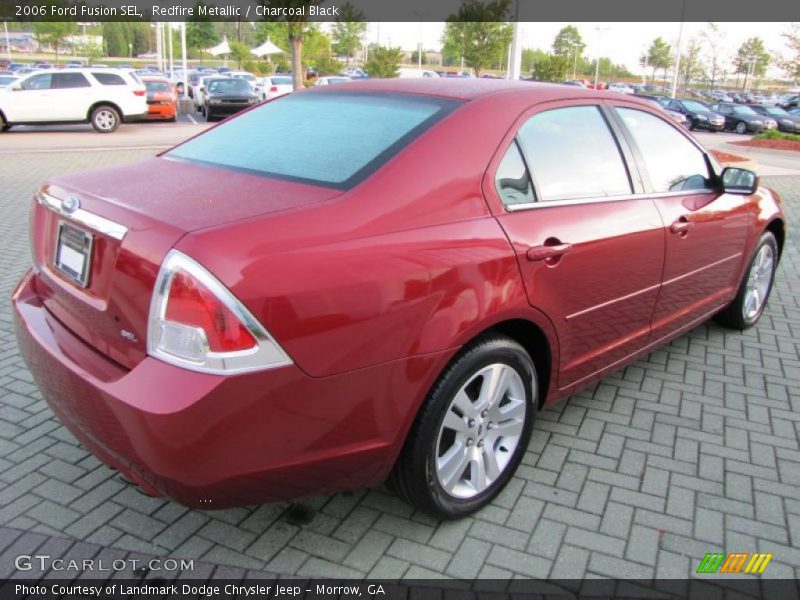 Redfire Metallic / Charcoal Black 2006 Ford Fusion SEL