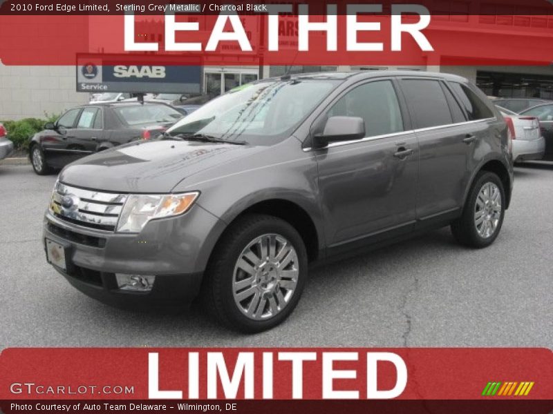 Sterling Grey Metallic / Charcoal Black 2010 Ford Edge Limited