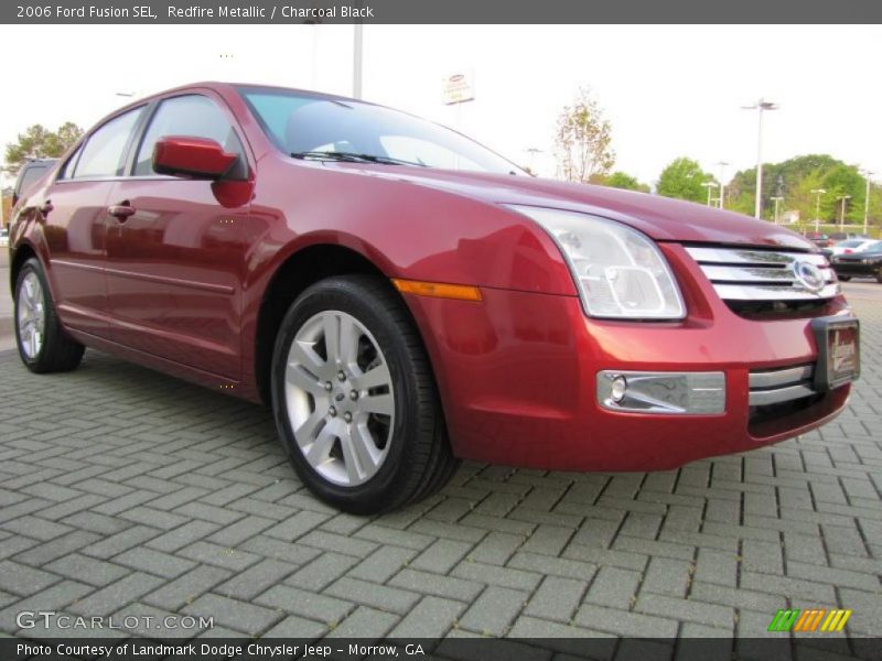Redfire Metallic / Charcoal Black 2006 Ford Fusion SEL