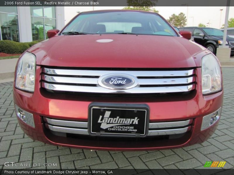 Redfire Metallic / Charcoal Black 2006 Ford Fusion SEL